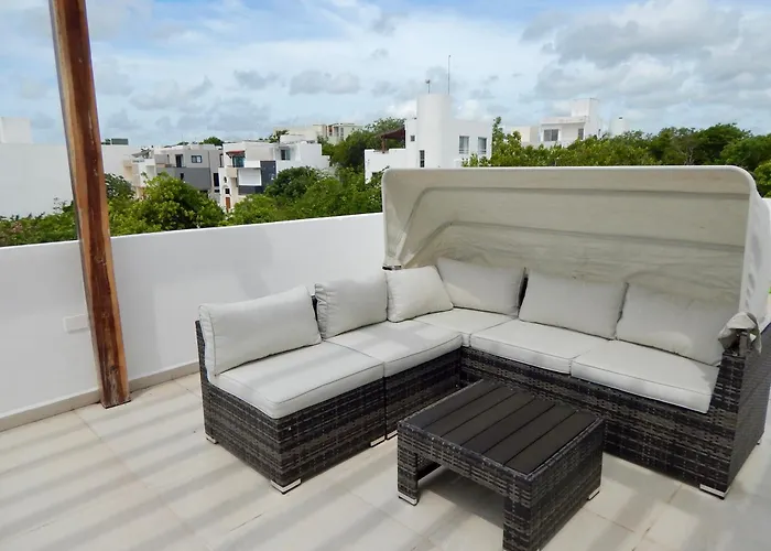 2 Br-house In With Stunning View Apartment Puerto Morelos
